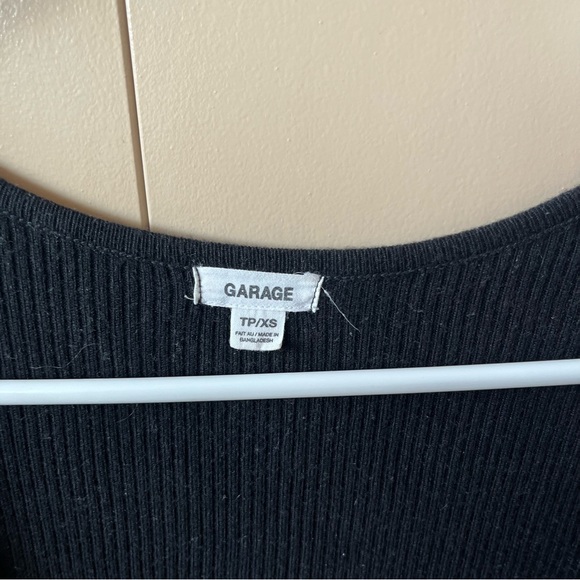 Garage Knit Short-Sleeve Open Front Cardigan - Picture 5 of 5